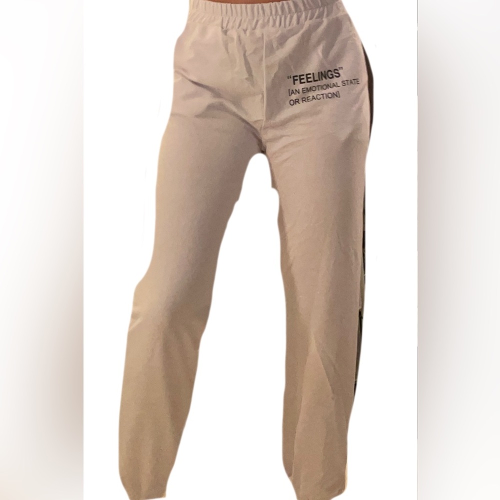 “FEELINGS” sweatpants